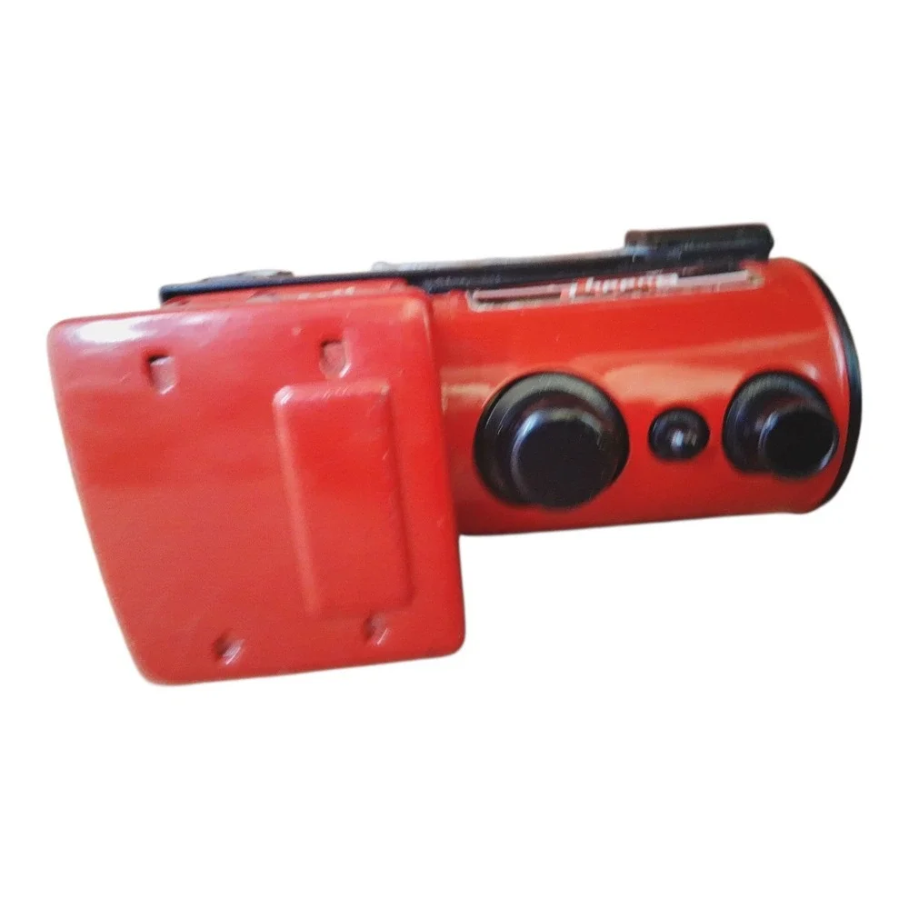 Vintage 1978 Buddy L Train Locomotive‎ Engine Red Black Plastic Toy RR